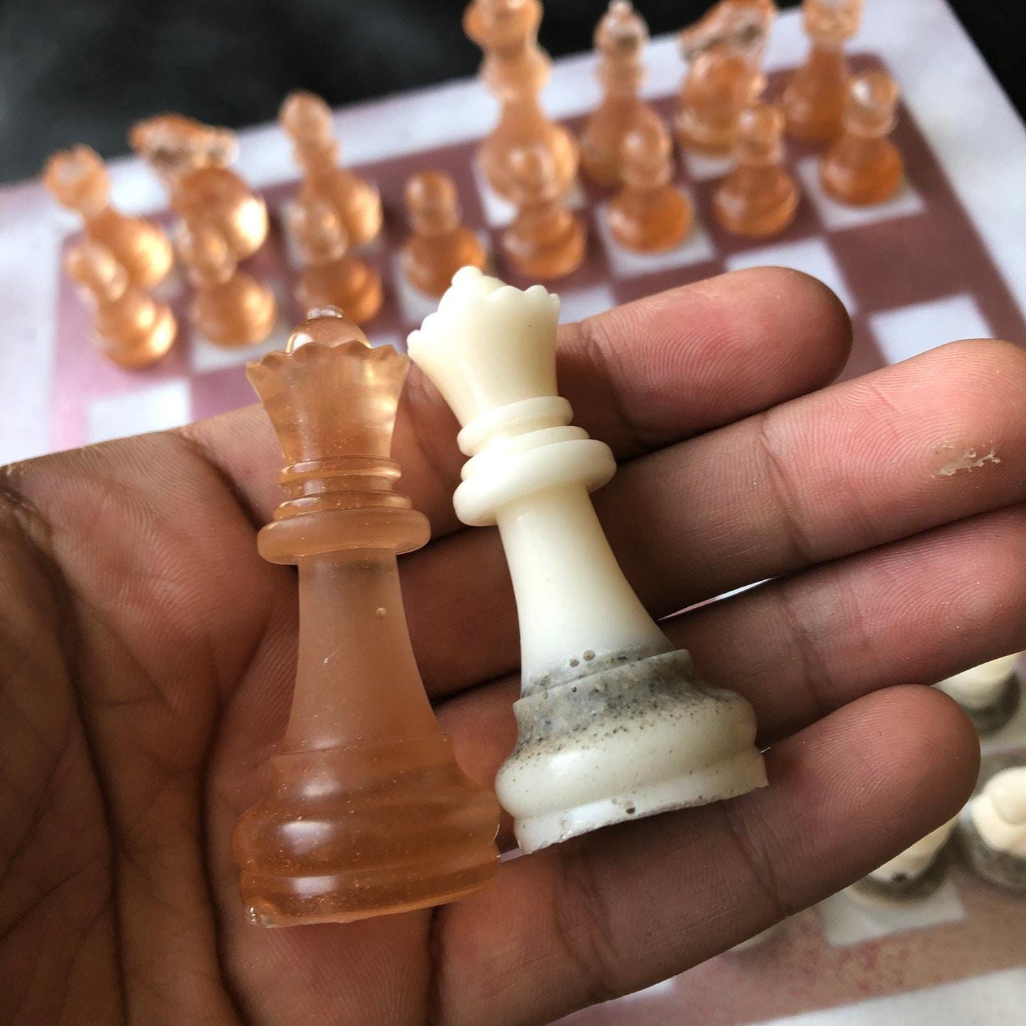 Chess Set - Fancy Rose Gold