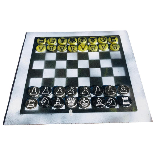 Chess Set - Toxic Green