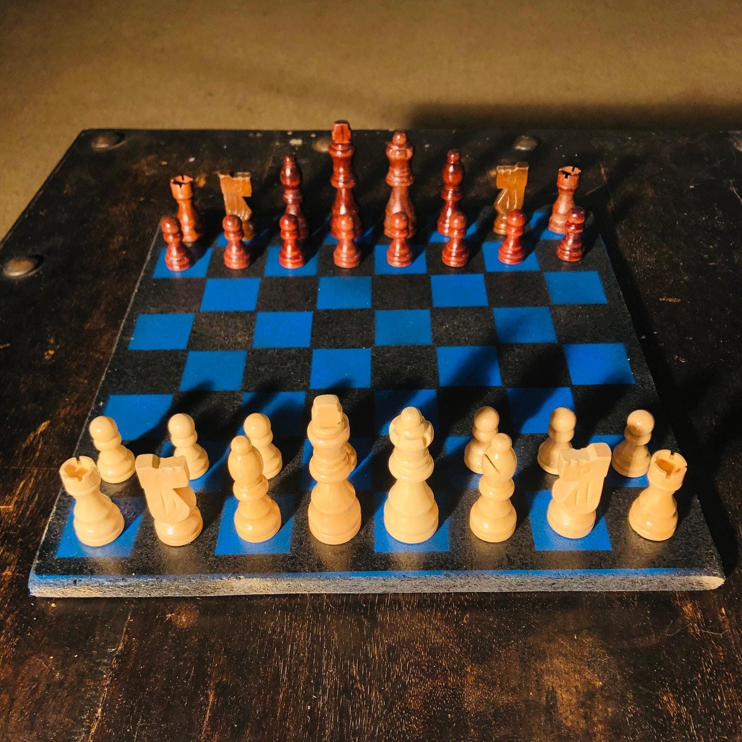 Chess Set - Black & Blue