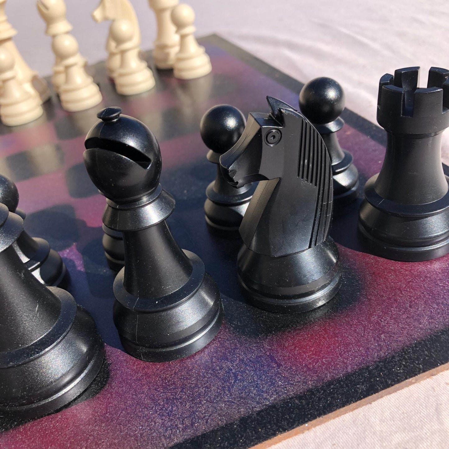 Large Chess Set - Mystic Purple