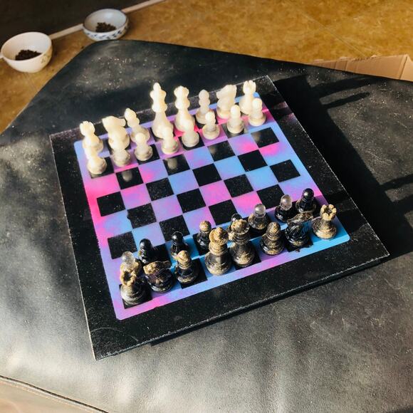 Chess Set - Purple Royal