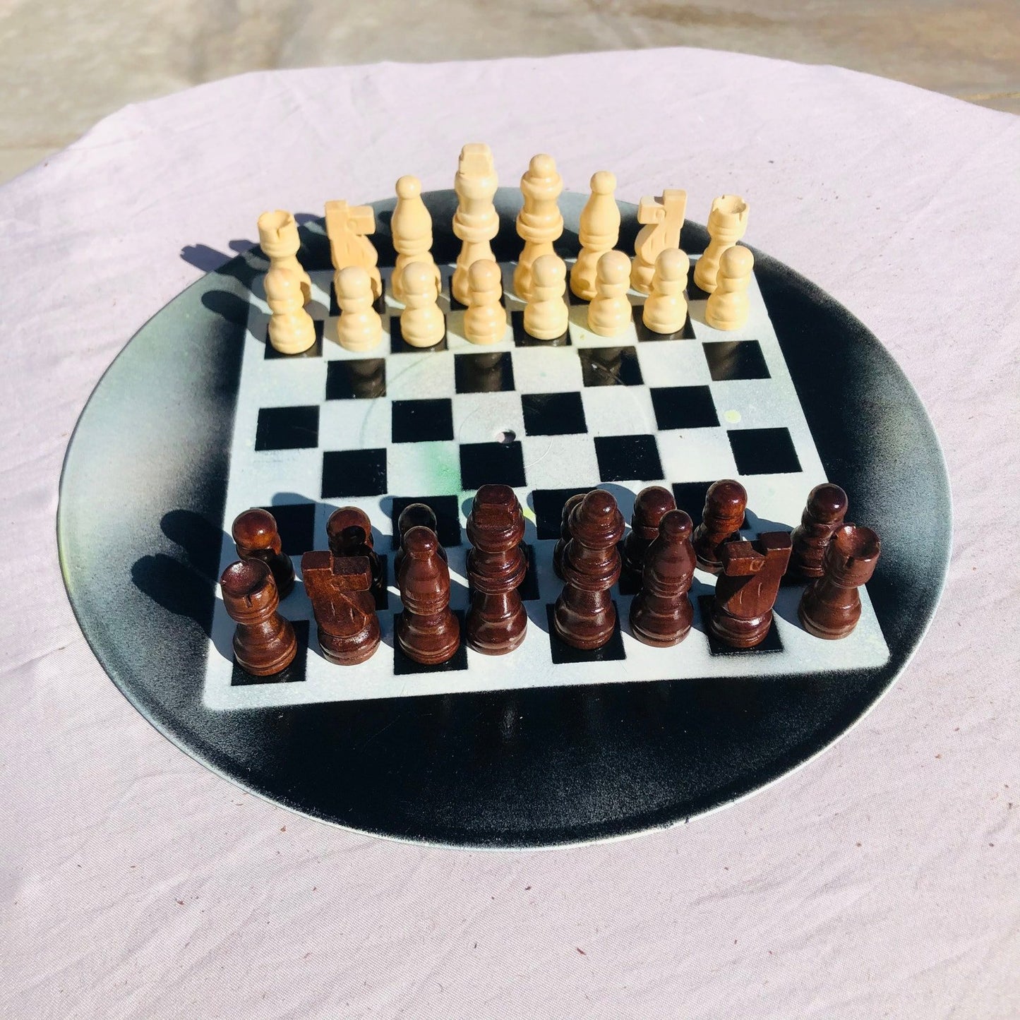 Vinyl Chess Set - Checkered Supreme