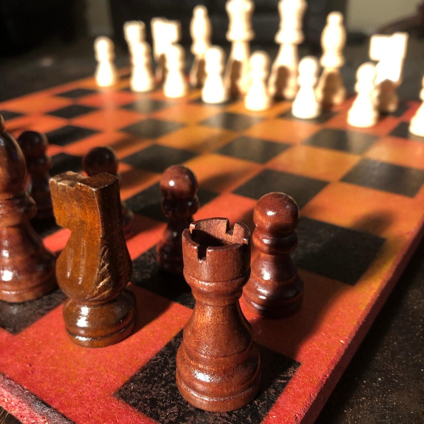 Chess Set - Sunset Orange Edition