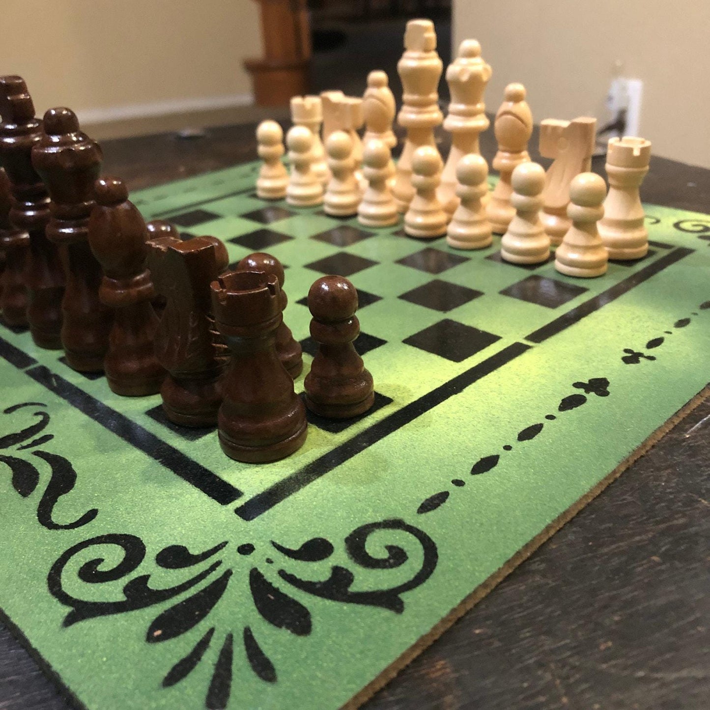 Chess Set - Green Lime Edition