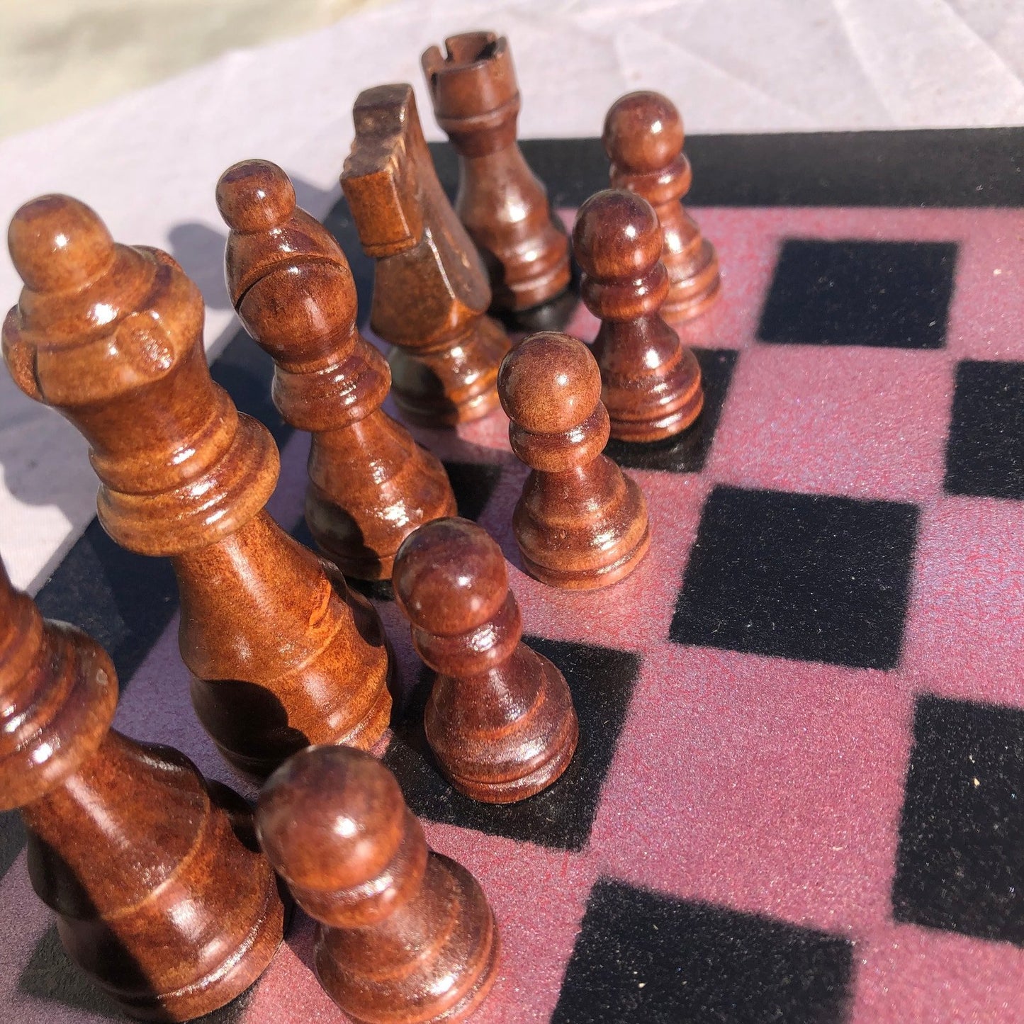 Chess Set - Violet & Black