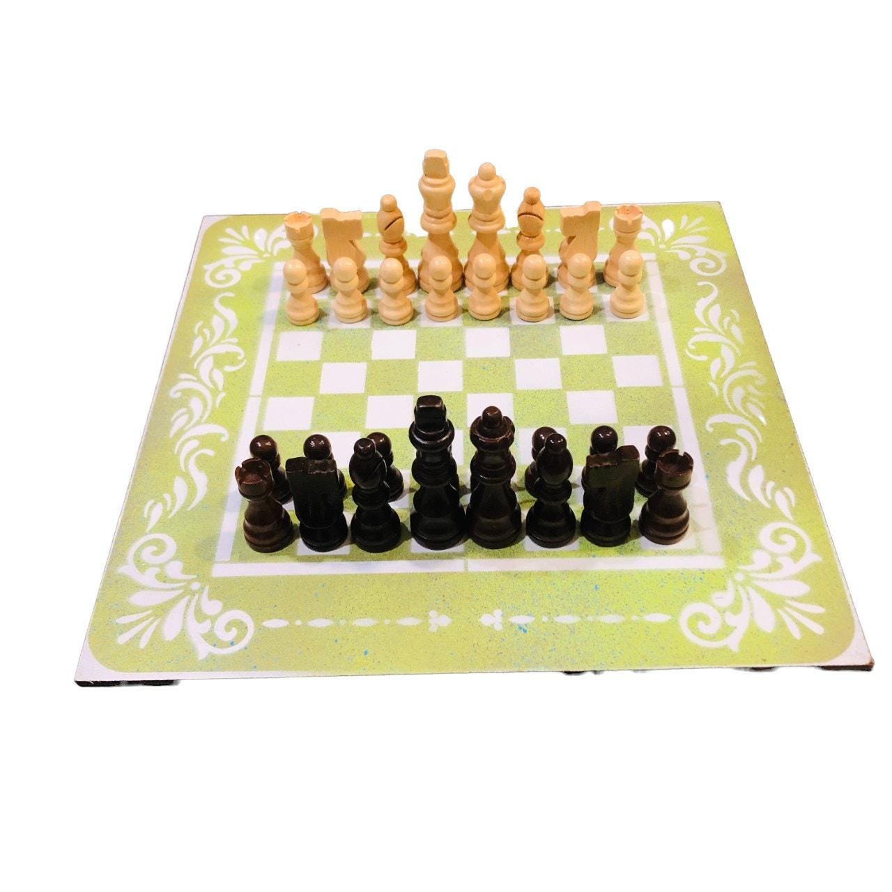 Chess Set - Pear Green