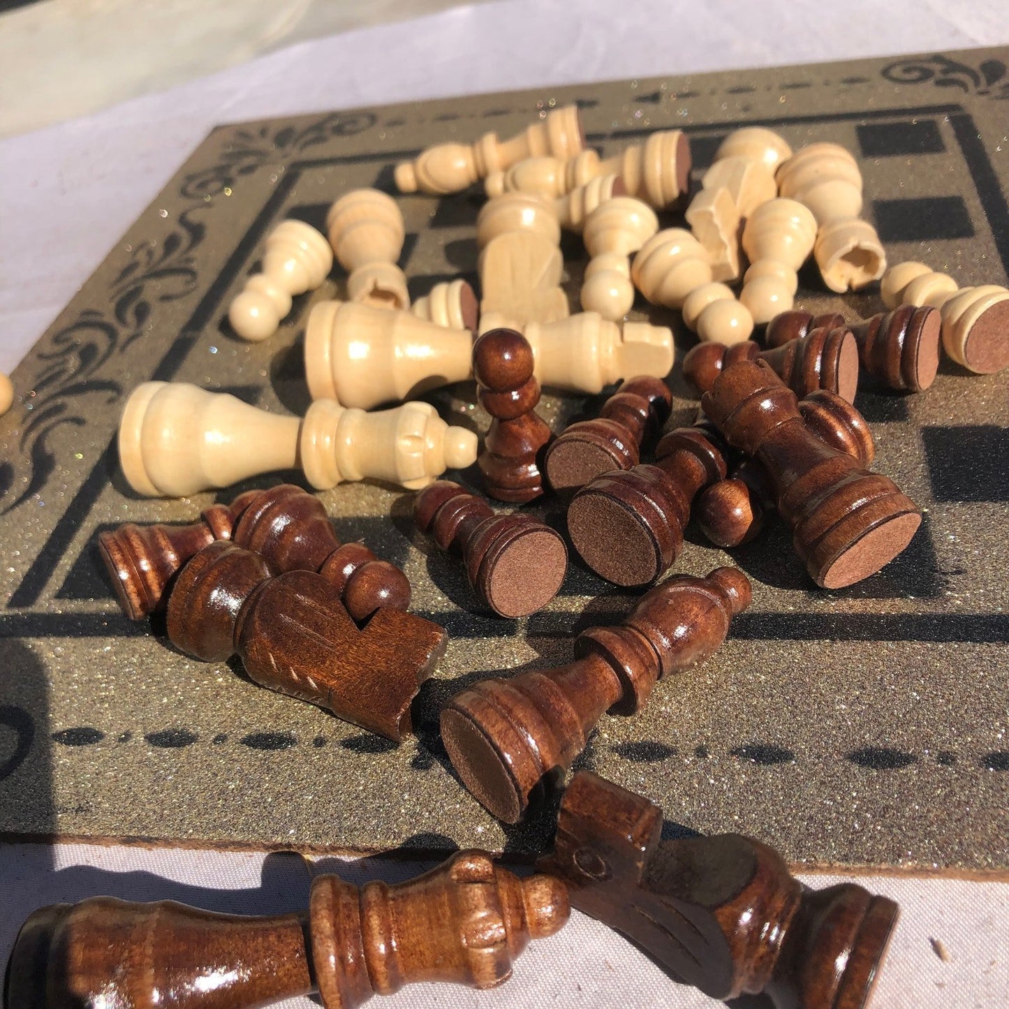 Chess Set - New Orleans Gold