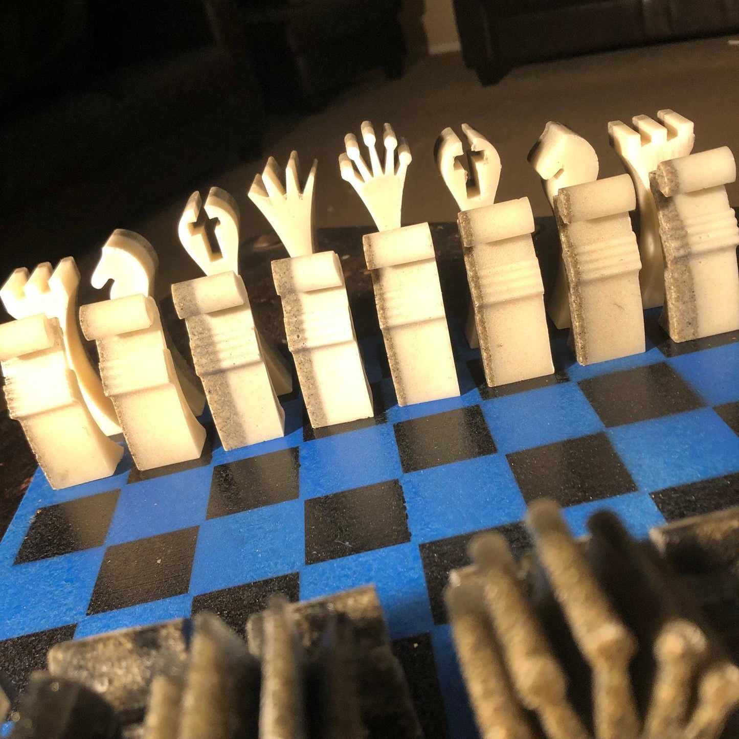 Chess Set - Blue Black Royal Edition