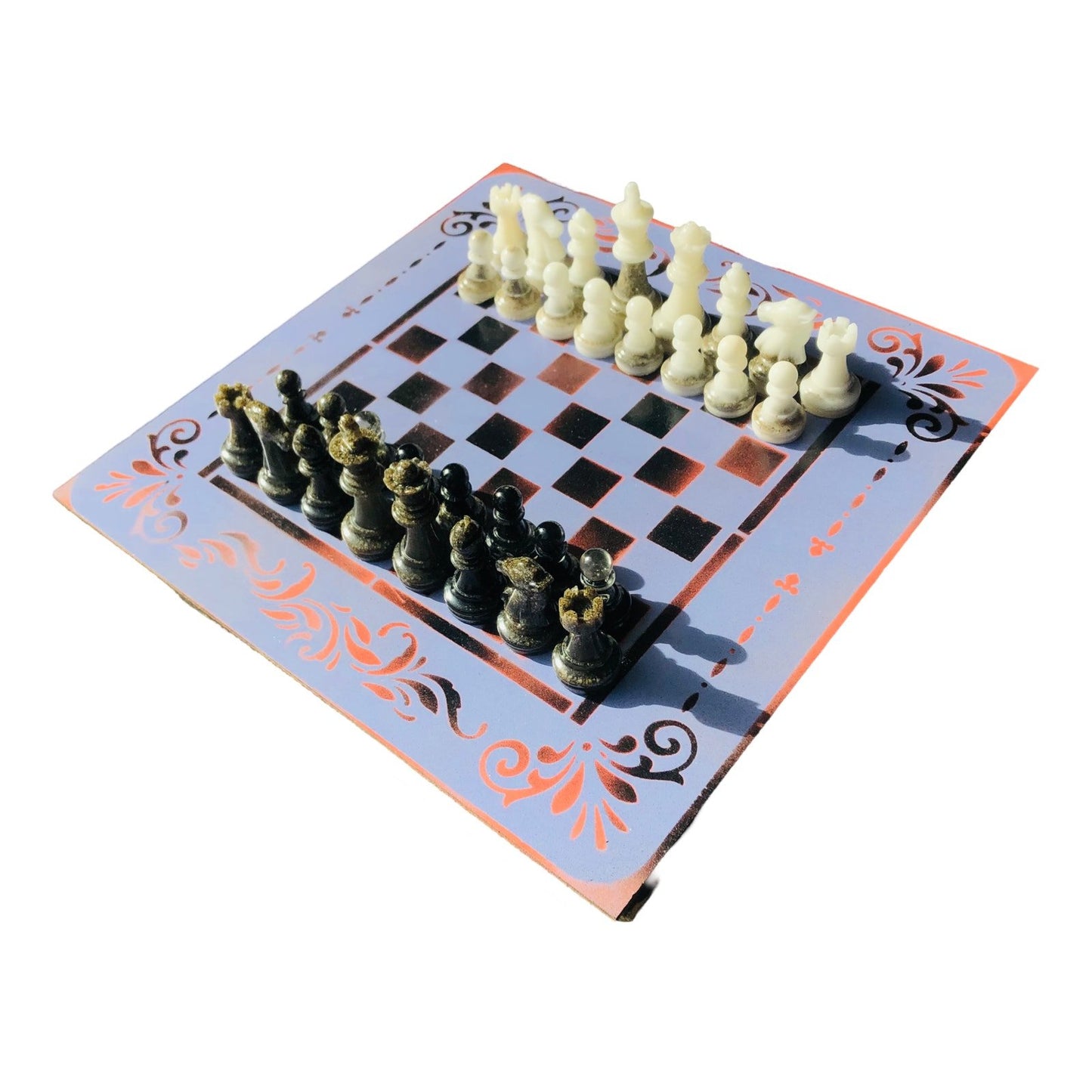 Chess Set - Classic Purple