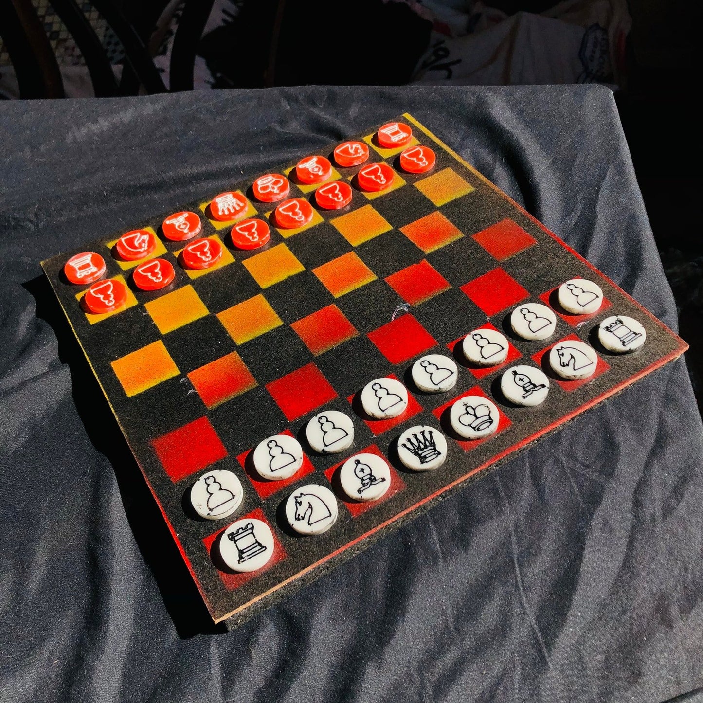 Chess Set - Fire Ember