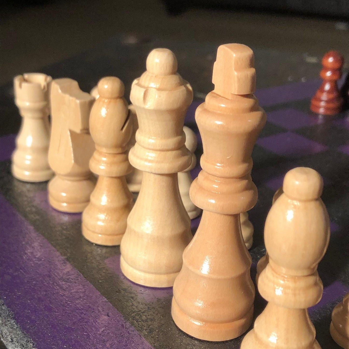 Chess Set - Dark Purple