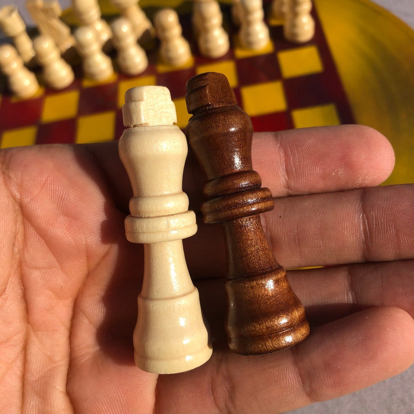 Vinyl Chess Set - UFC Colors