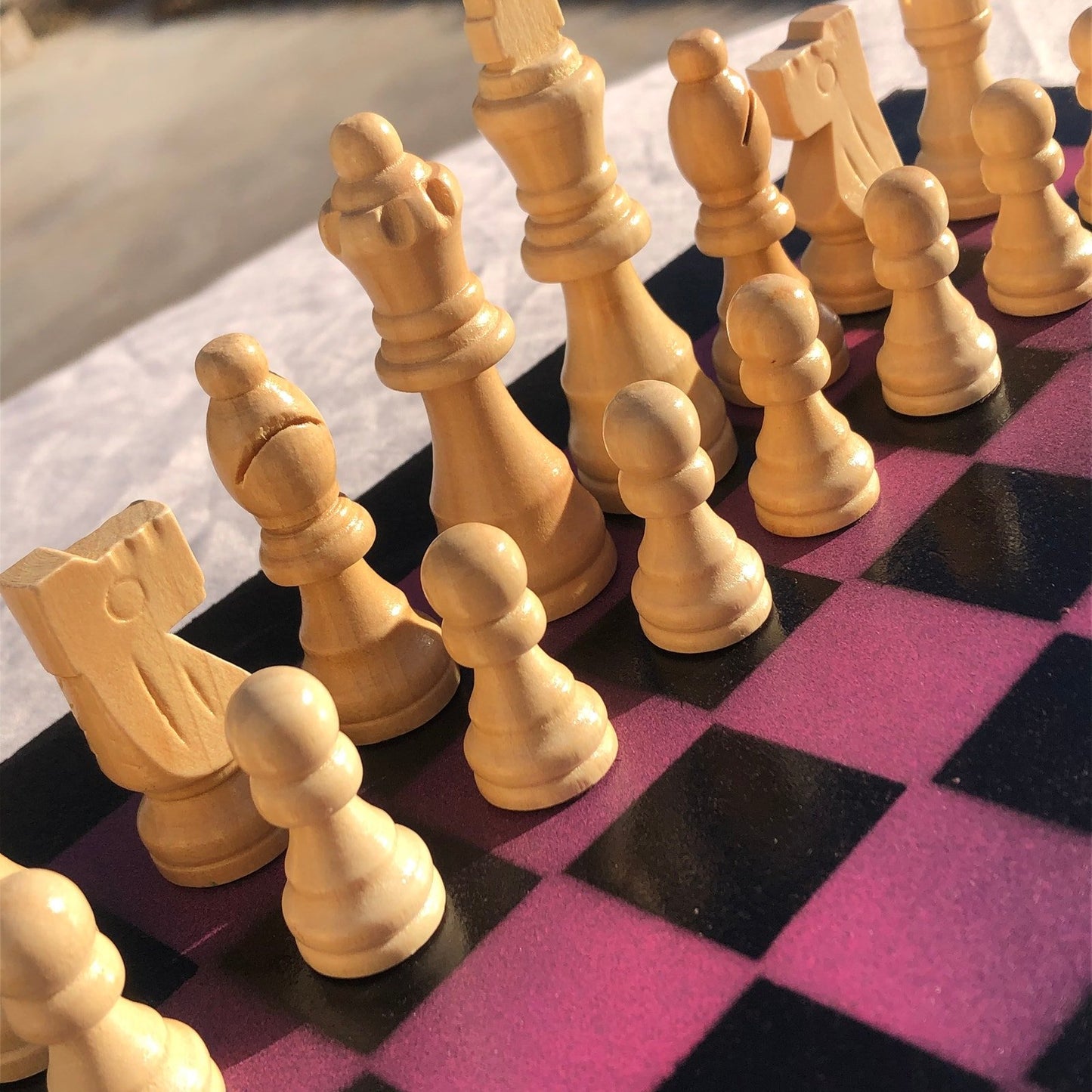 Chess Set - Simplistic Pink