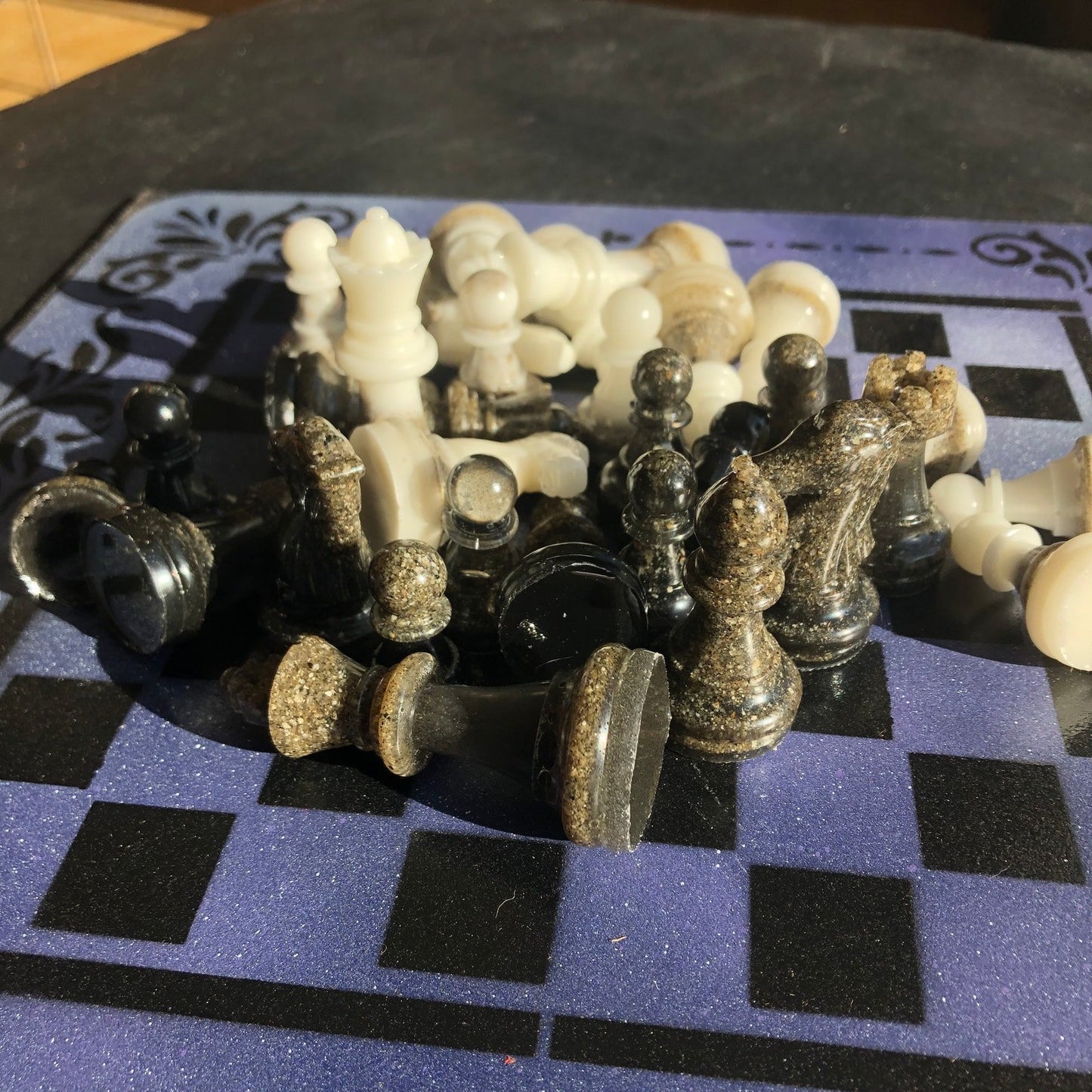 Chess Set - Drizzling Blue