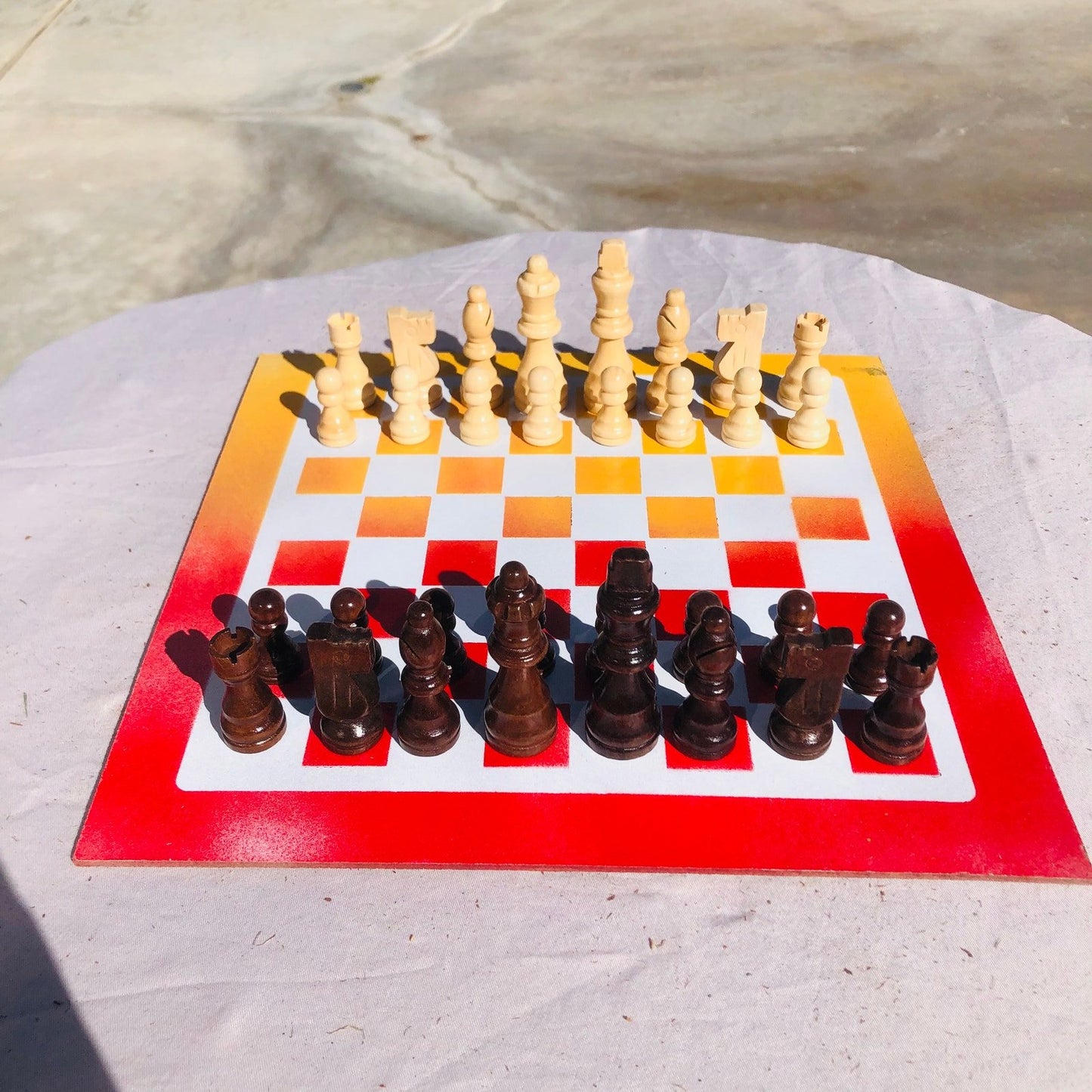 Chess Set - Sunset Horizon