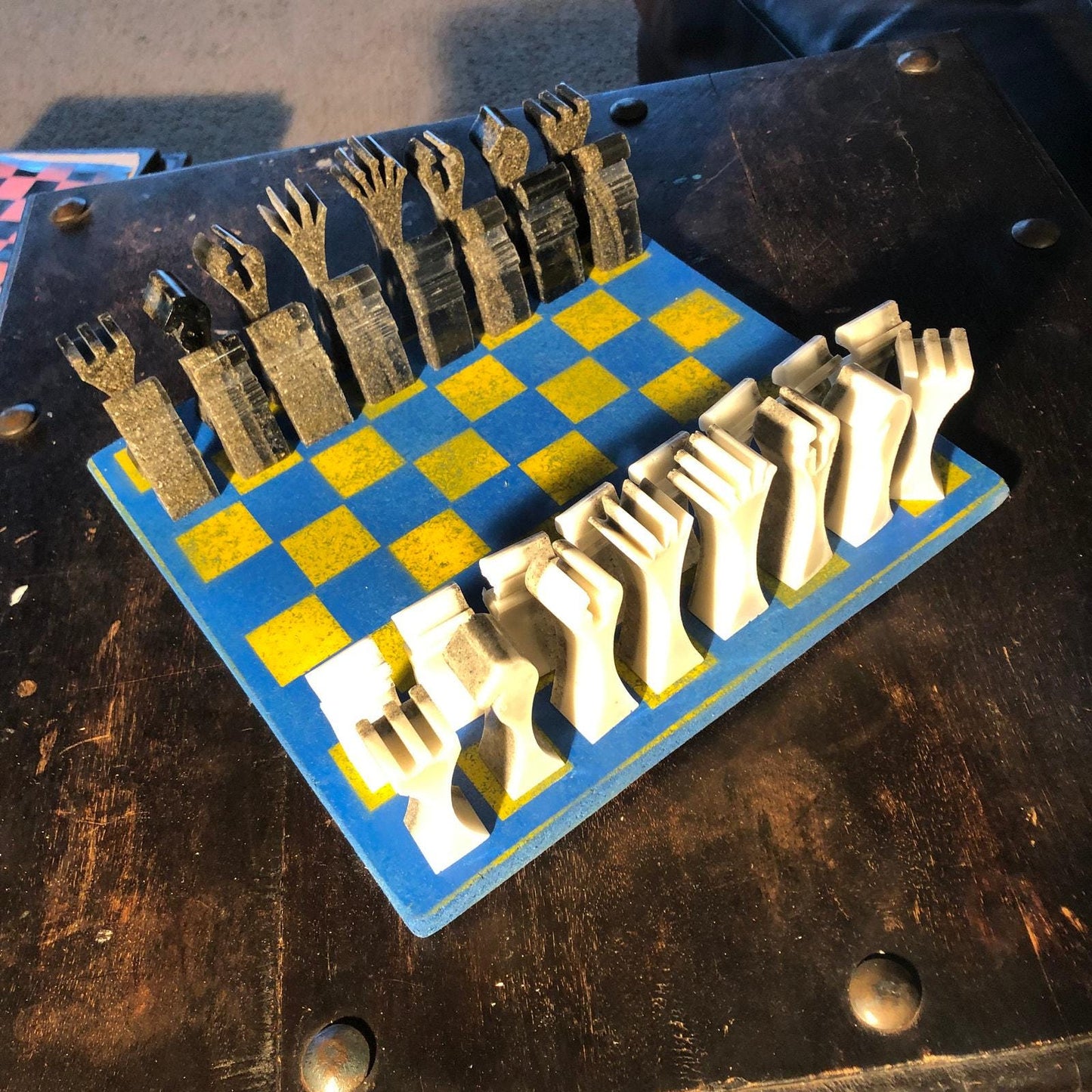 Chess Set - UCLA Colored Edition