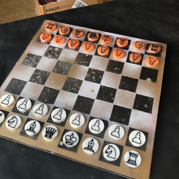 Chess Set - Orange Dusk