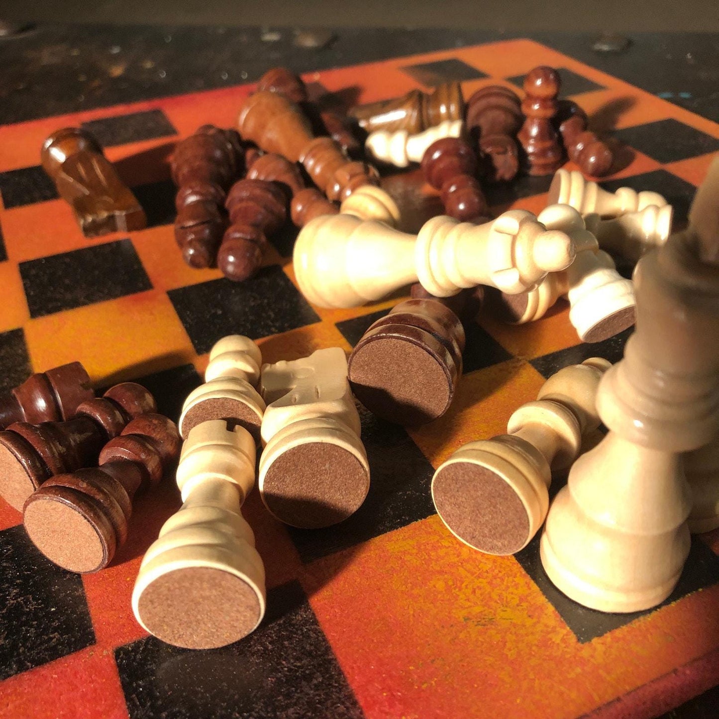 Chess Set - Sunset Orange Edition