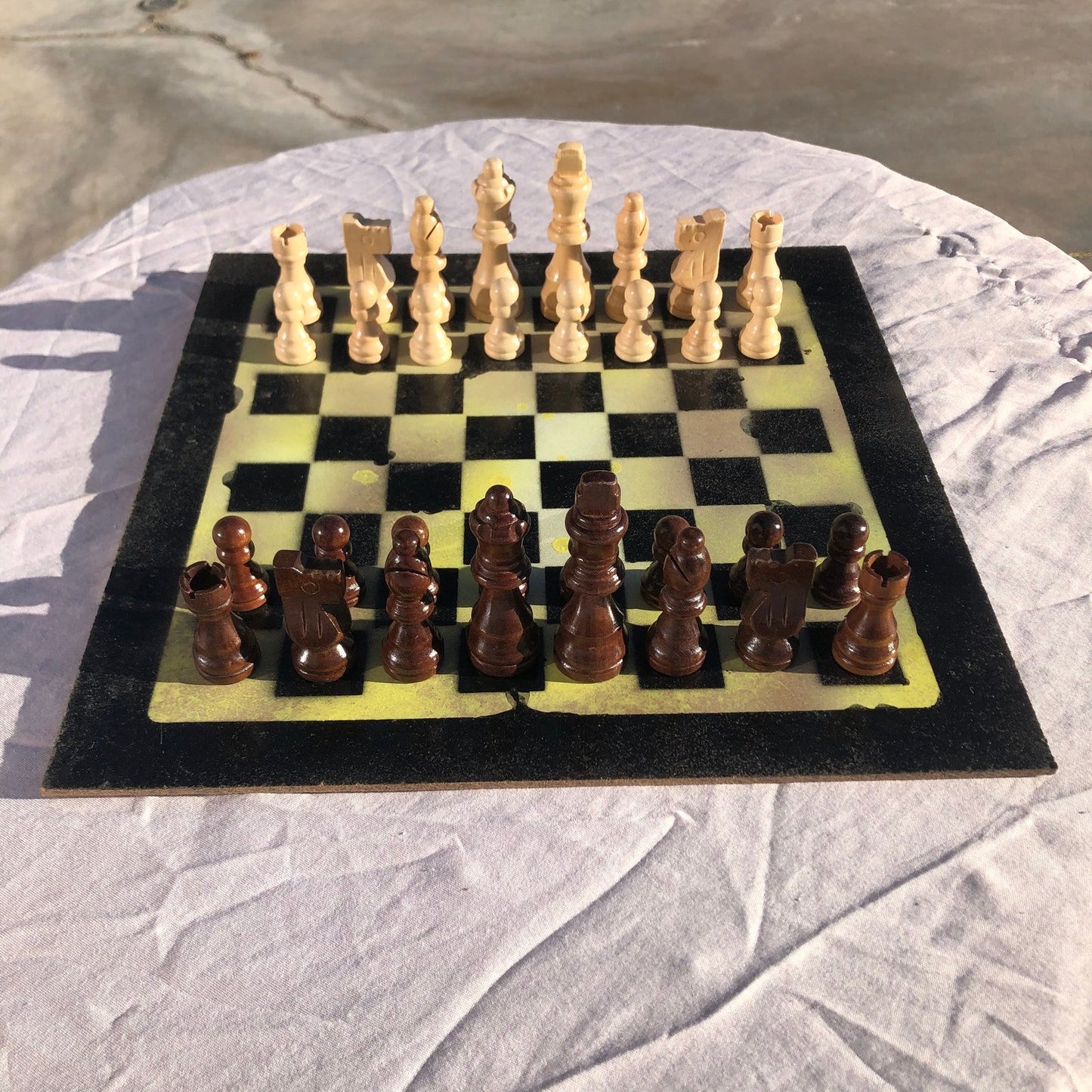 Chess Set - Dirty Green