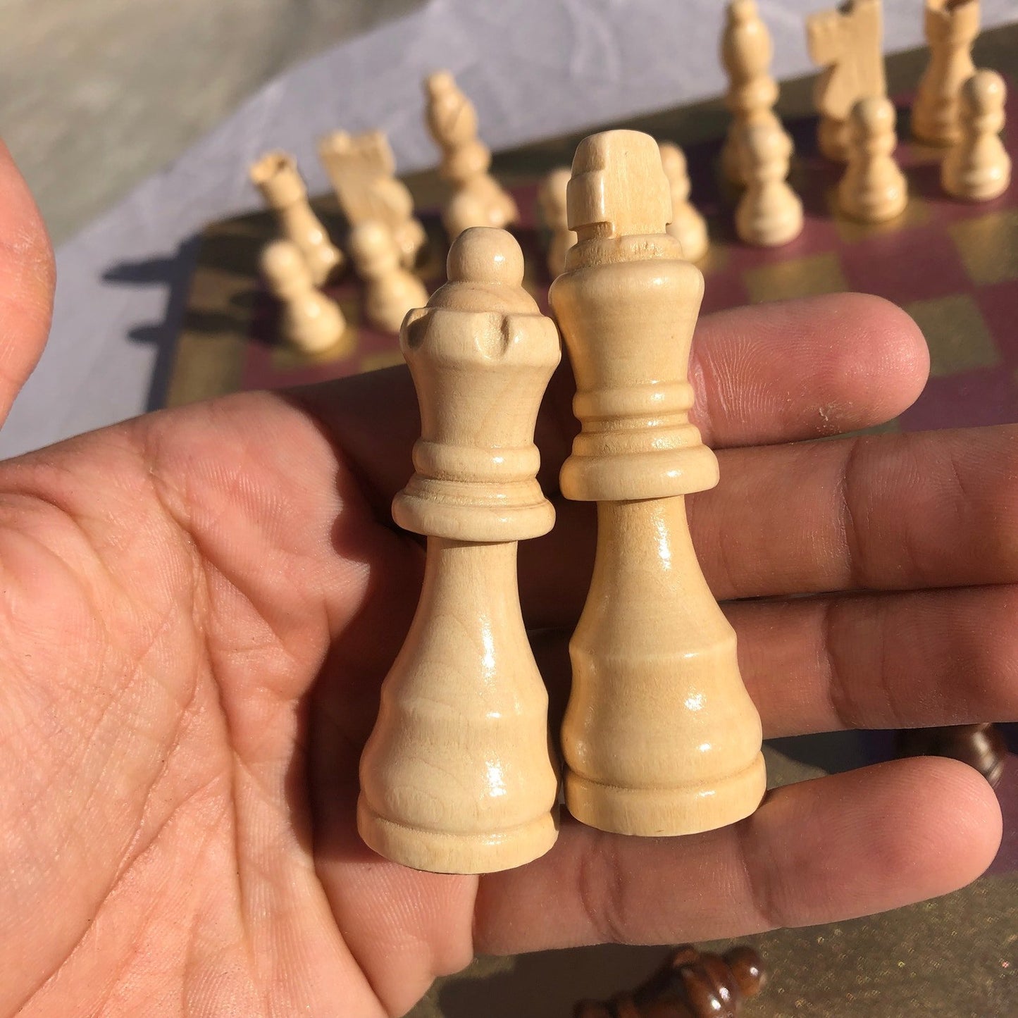 Chess Set - Violet Gold