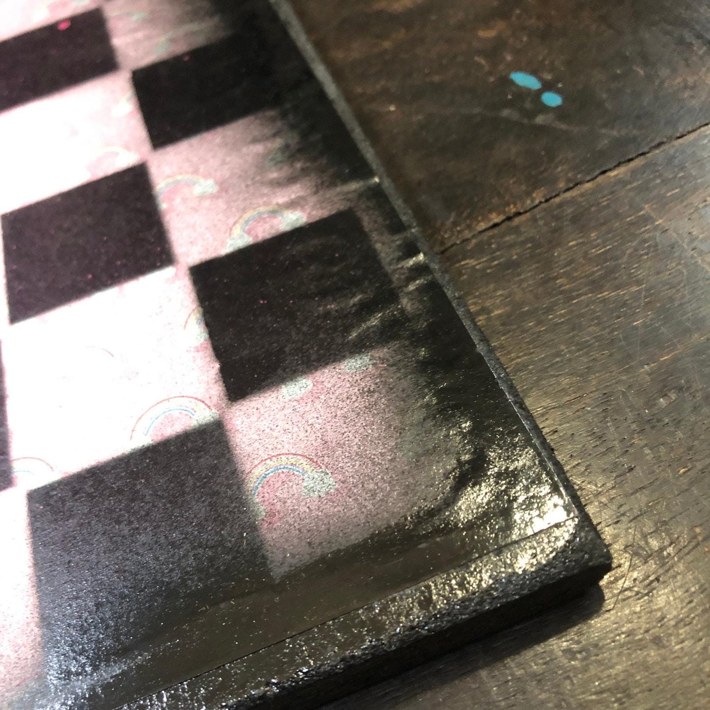 Scrapbook Chess Set - Pink Rainbow