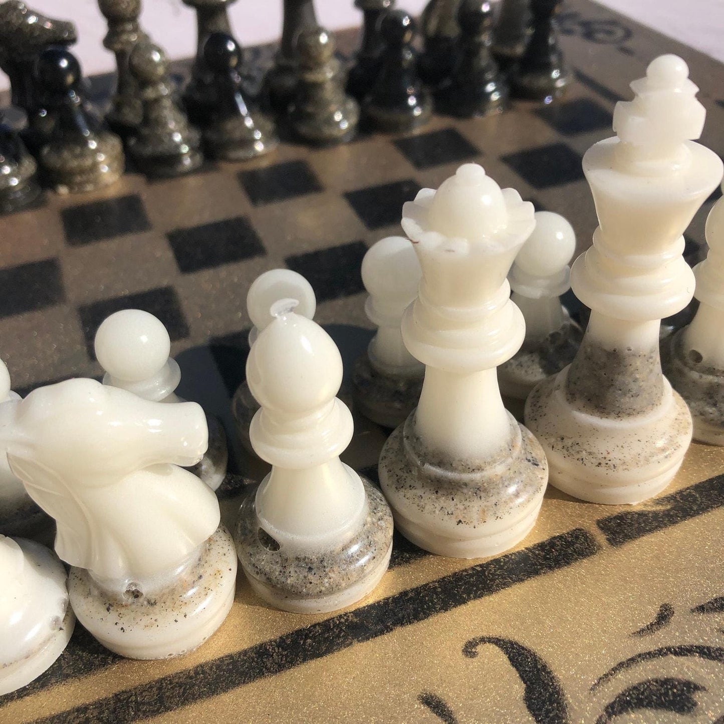 Chess Set - Black & Gold