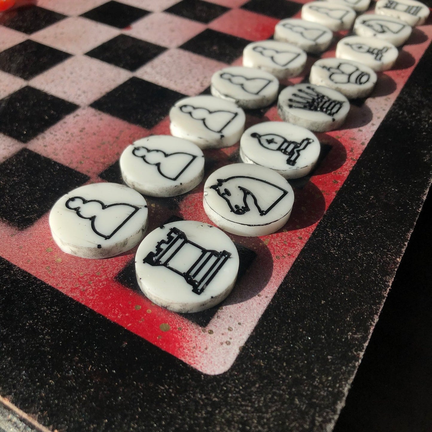 Chess Set - Supreme Red