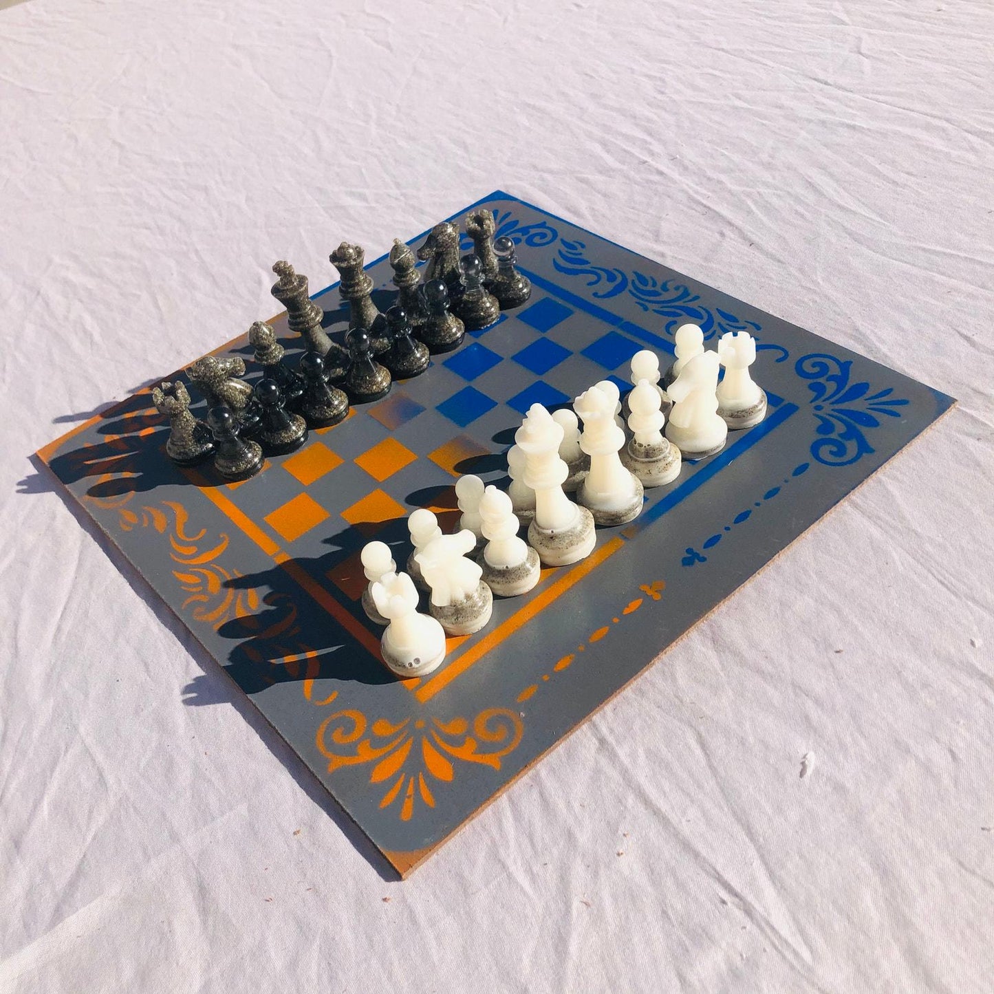 Chess Set - Dark Knight Gray