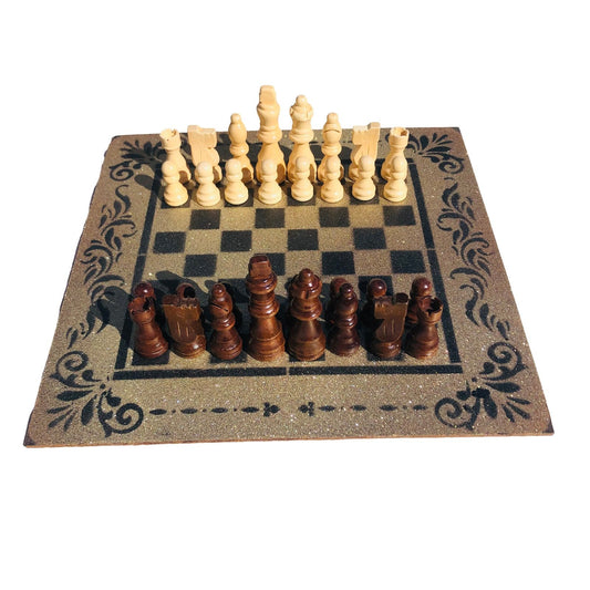 Chess Set - New Orleans Gold