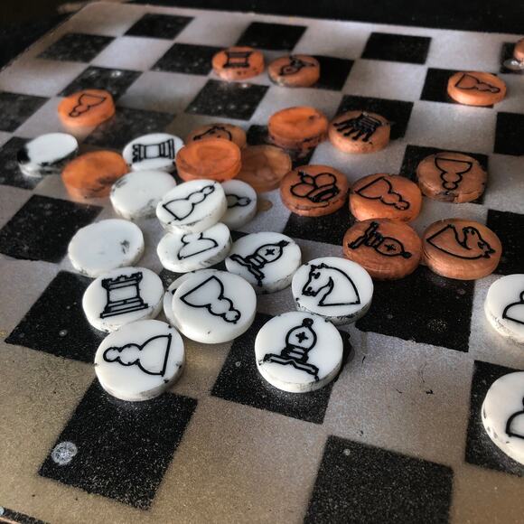 Chess Set - Orange Dusk