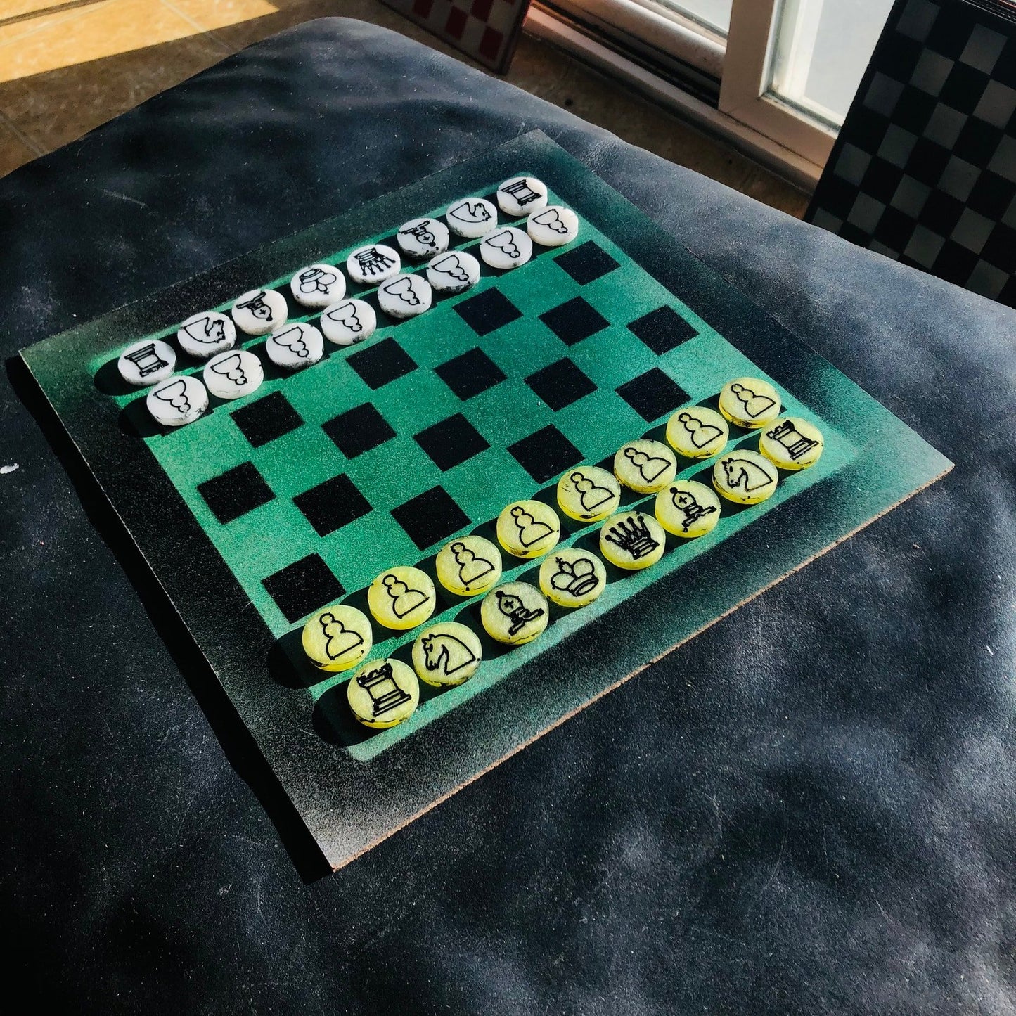 Chess Set - Deep Green