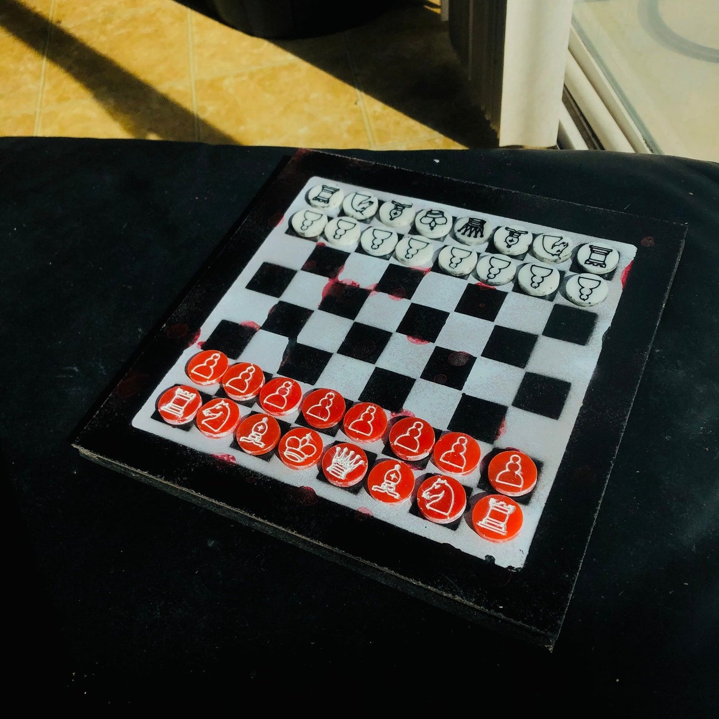 Chess Set - Checkered Vampire