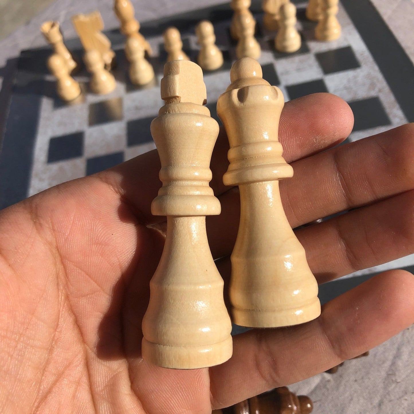 Chess Set - Tattered Gray