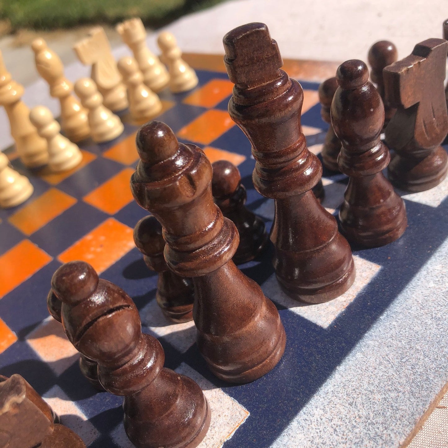 Chess Set - Denver Orange