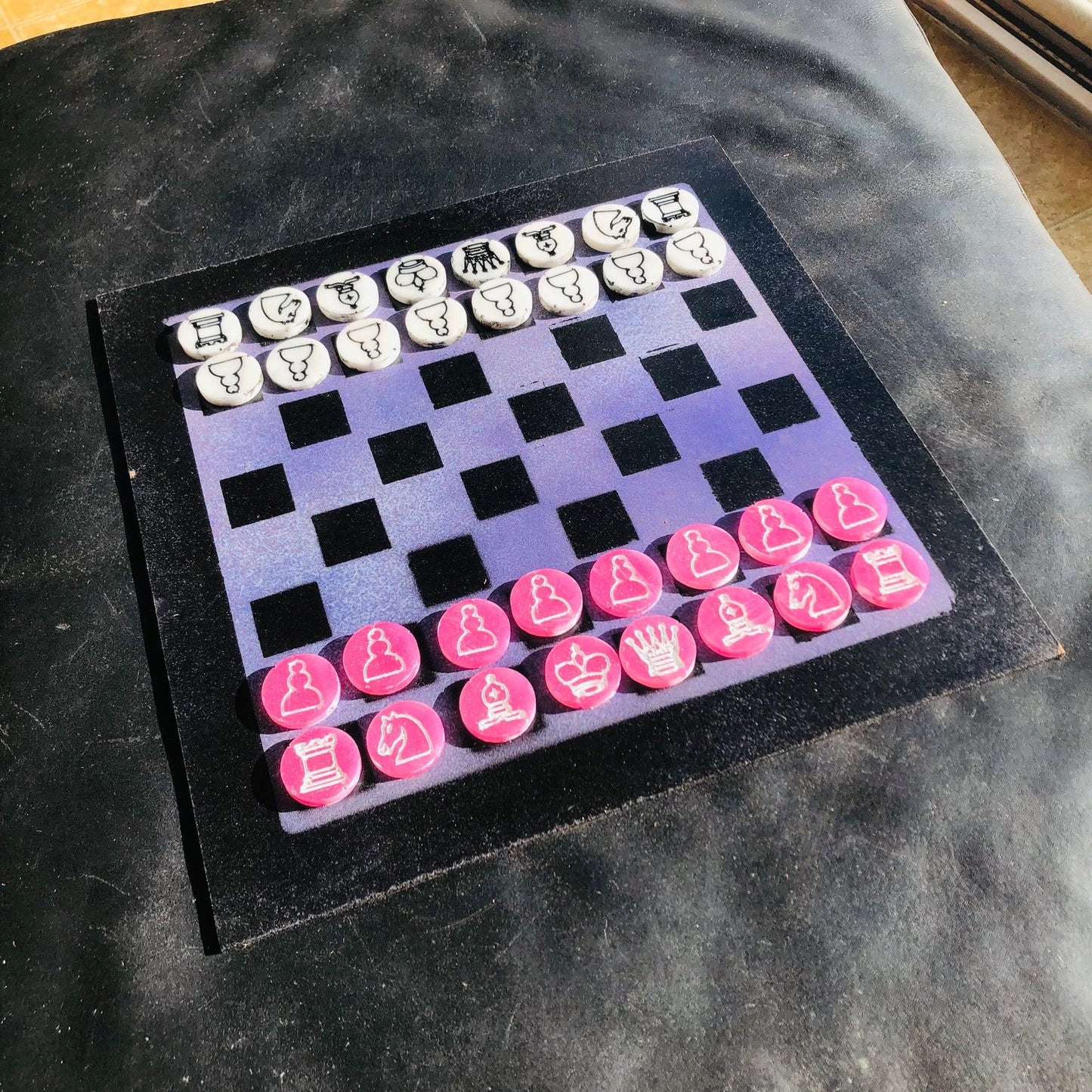 Chess Set - Pure Purple