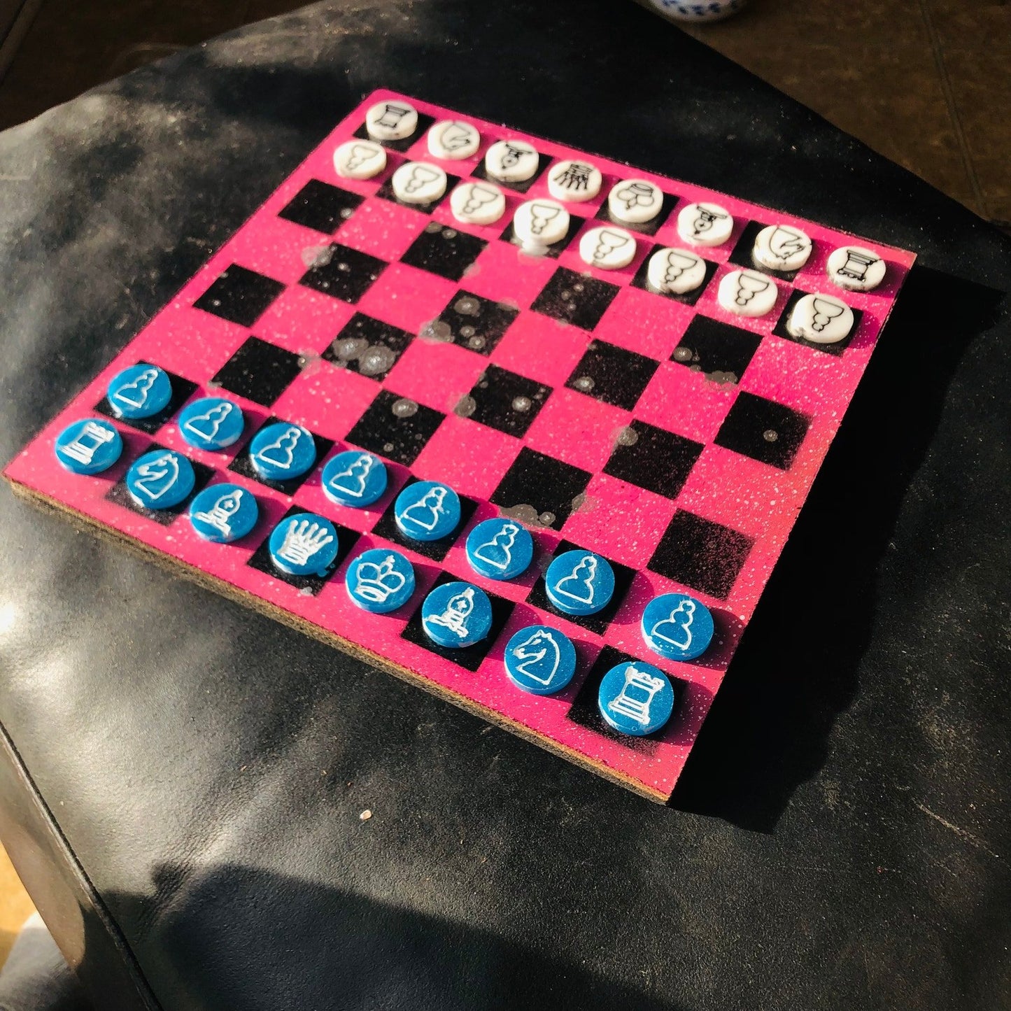 Chess Set - Vivid Pink