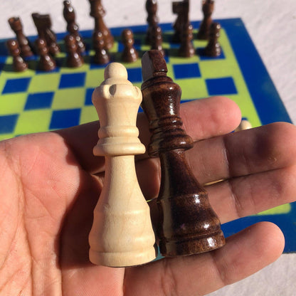Chess Set - Seattle Green Colors