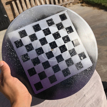 Vinyl Chess Set - Purple Drizzle
