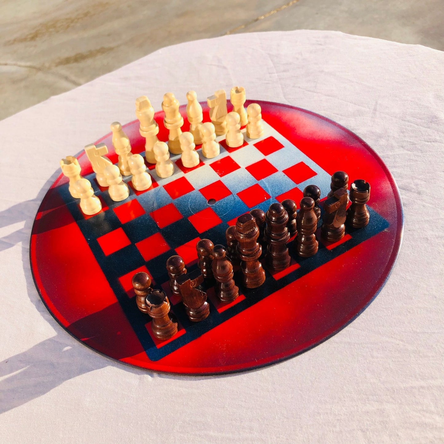 Vinyl Chess Set -  Rad Space Haze