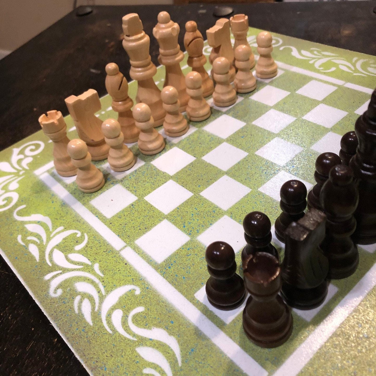 Chess Set - Pear Green