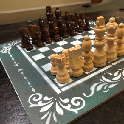 Chess Set - Dirty Green