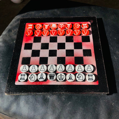 Chess Set - Supreme Red
