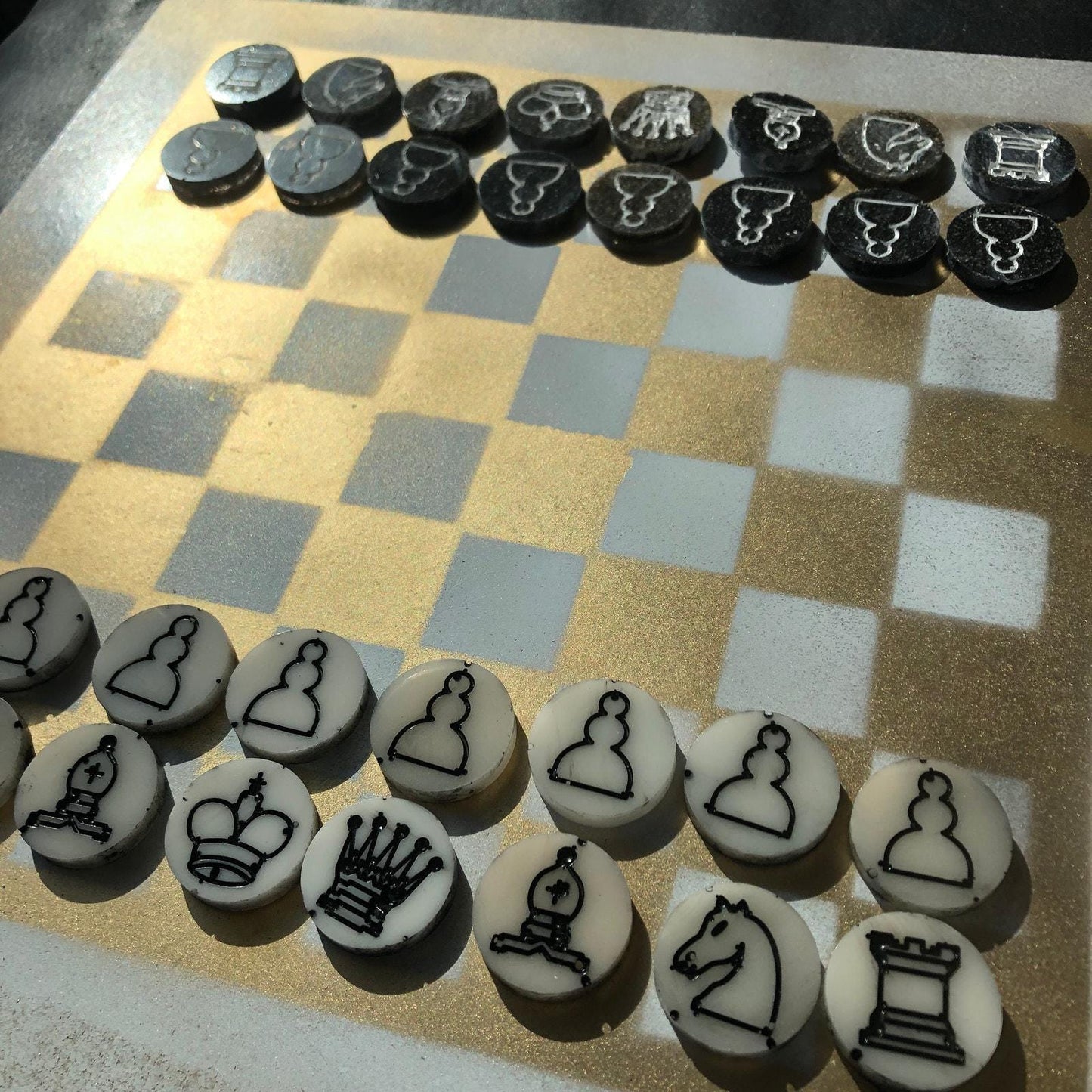 Chess Set - Shine Gold Edition