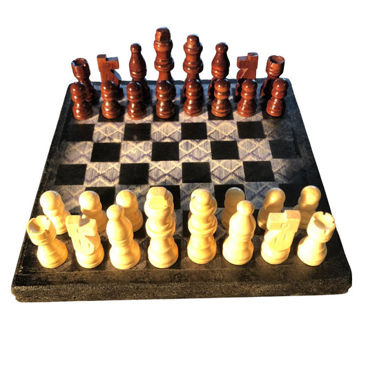 Scrapbook Chess Set - Vintage Style