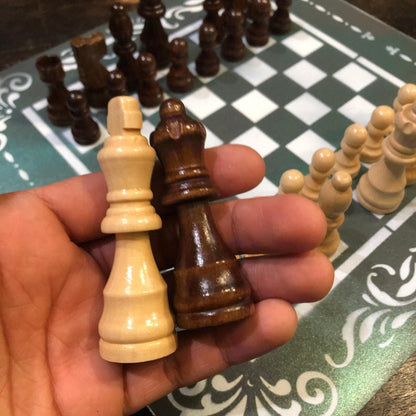 Chess Set - Dirty Green