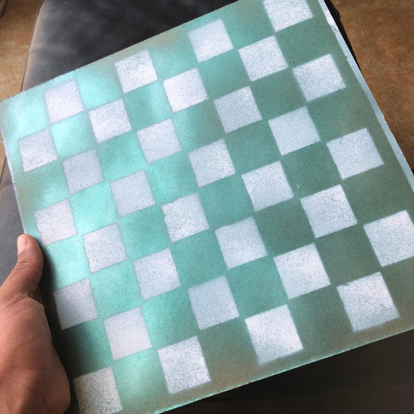 Chess Set - Green & White