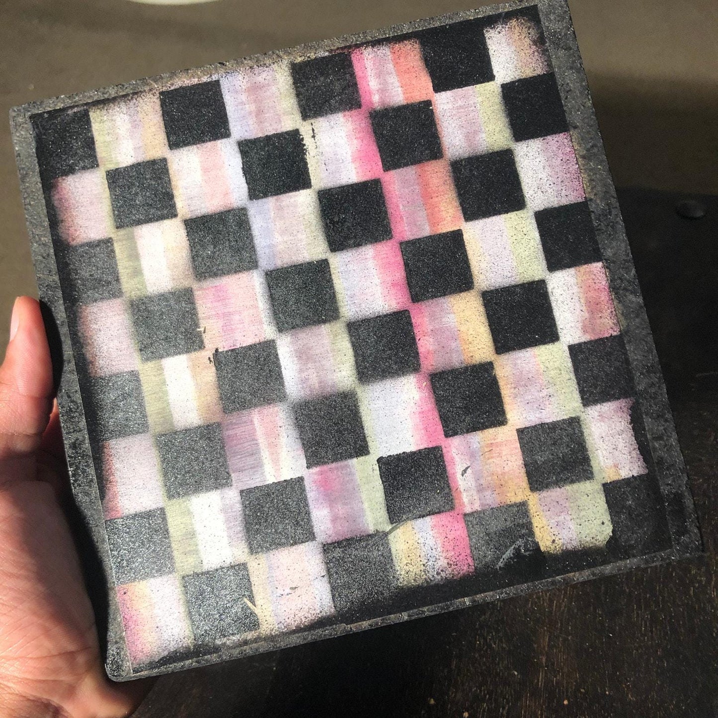 Scrapbook Chess Set - Rainbow Fade