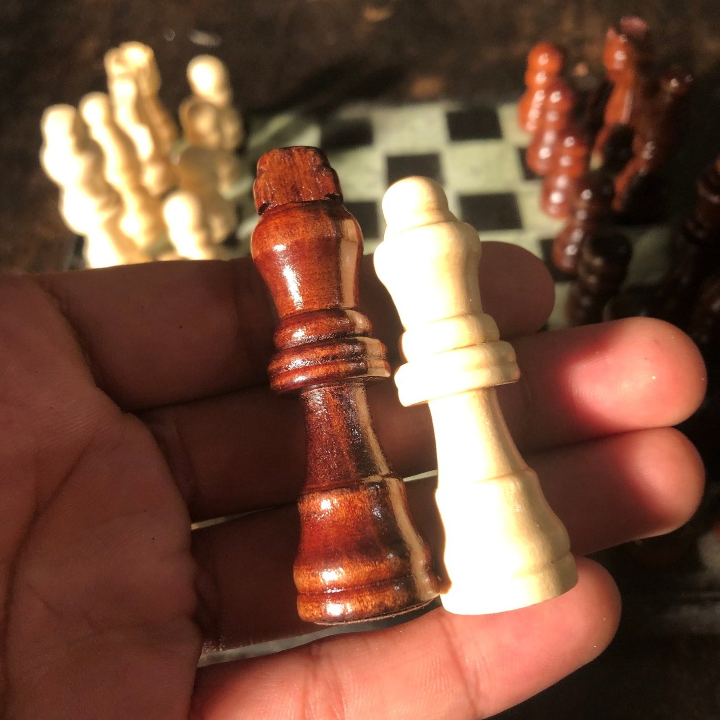 Scrapbook Chess Set - Vintage Style