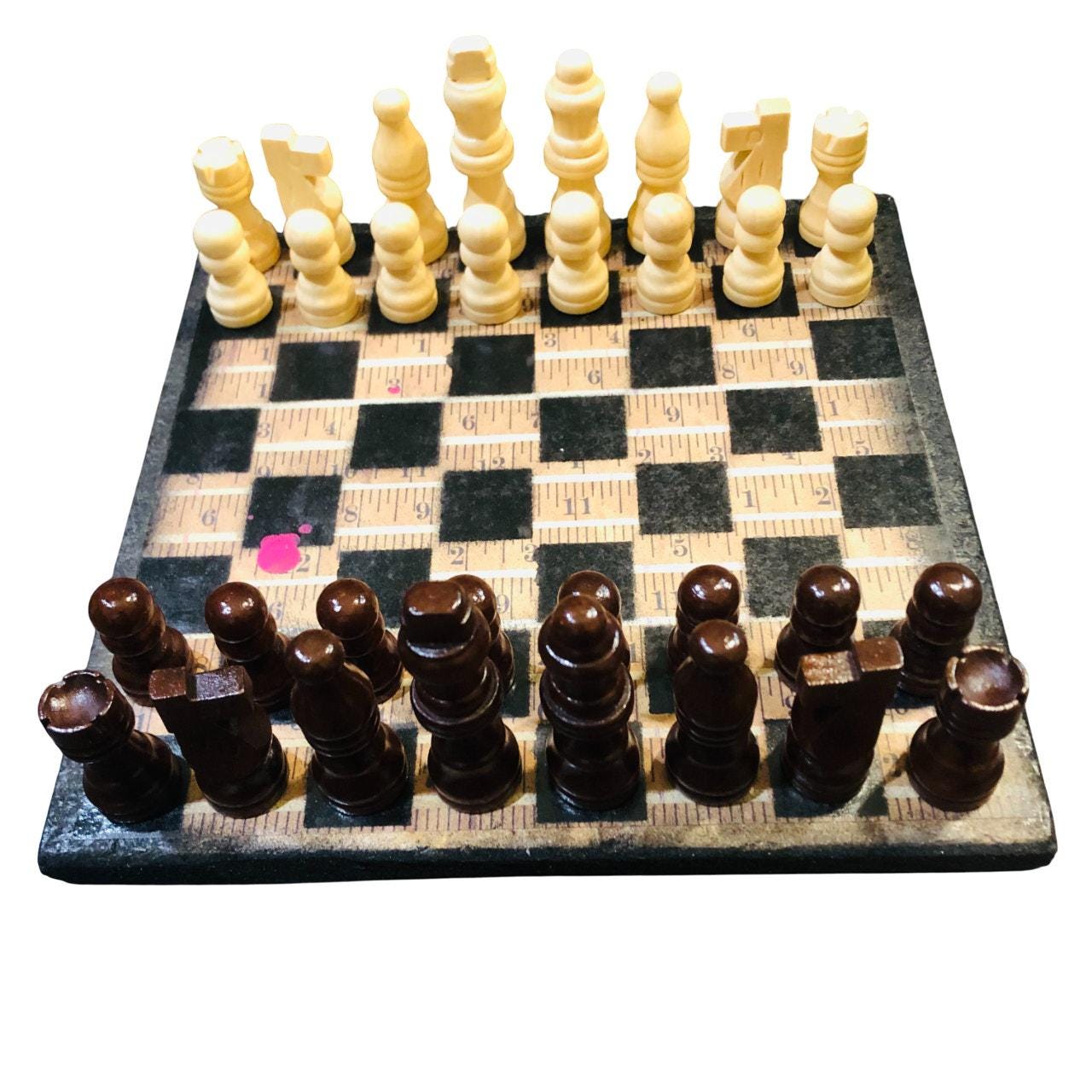 Scrapbook Chess Set - Classic Ruler