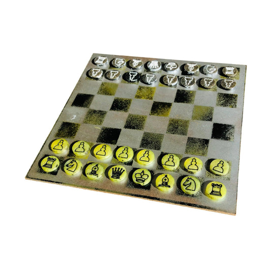 Chess Set - Toxic Yellow